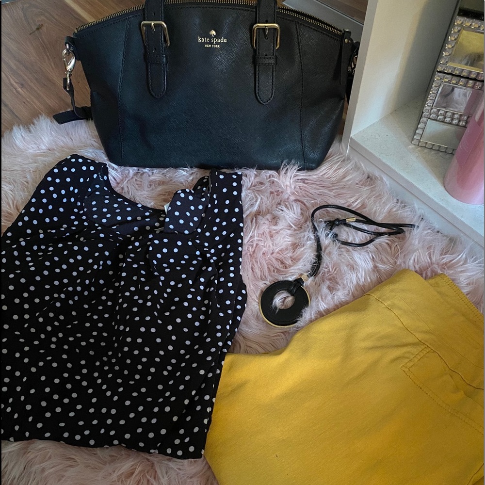 Polka Dot Tacera blouse